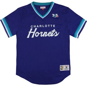Mitchell & Ness Charlotte Hornets Mesh T-Shirt V-Hals Mitchell & Ness Charlotte Hornets Mesh T-Shirt V-Hals