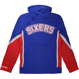 Mitchell & Ness Philadelphia 76ers Final Seconds Blau Hoodie - Hoodie met Capuchon Mitchell & Ness Philadelphia 76ers Final Seconds Blau Hoodie - Hoodie met Capuchon