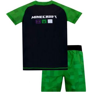 Conjunto de banho Minecraft verde pixel para crianças 7-8 anos Conjunto de banho Minecraft verde pixel para crianças 7-8 anos