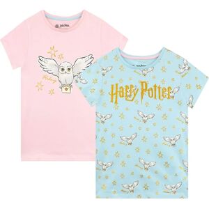 Conjunto de 2 camisetas Harry Potter Hedwig azul 11-12 anos - Camiseta Conjunto de 2 camisetas Harry Potter Hedwig azul 11-12 anos - Camiseta