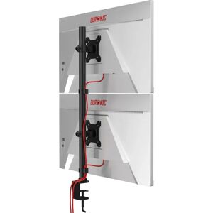 Duronic Support for 2 Monitors 13-32 inch Adjustable Steel Desk Mount Duronic Support for 2 Monitors 13-32 inch Adjustable Steel Desk Mount