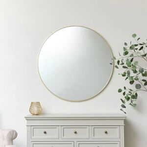 Melody Maison Large Gold Round Mirror - Mirror Melody Maison Large Gold Round Mirror - Mirror