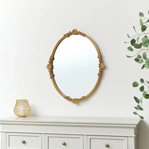 Unknown - Oval Gold Ornate 70x56 - Gold - Wall mirror Unknown - Oval Gold Ornate 70x56 - Gold - Wall mirror