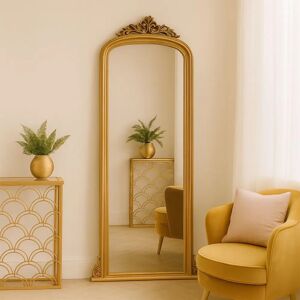 Melody Maison Gold Ornate Vintage Wall / Leaner Mirror - Mirror Melody Maison Gold Ornate Vintage Wall / Leaner Mirror - Mirror