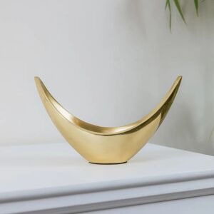 Gold Decorative Bowl - Metal - 24cm x 14cm x 10.5cm - Home Decor & Accessories Gold Decorative Bowl - Metal - 24cm x 14cm x 10.5cm - Home Decor & Accessories