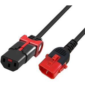 ACT AK5502 Câble d'alimentation - Énergie, Verrouillage IEC, Noir - Publicité ACT AK5502 Câble d'alimentation - Énergie, Verrouillage IEC, Noir - Publicité