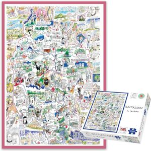 Tim Bulmer Herefordshire Map Puzzle - 1000 Pieces Tim Bulmer Herefordshire Map Puzzle - 1000 Pieces