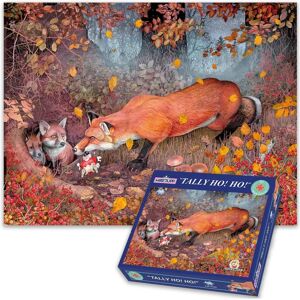 Puzzle de renard d'automne de Mike Jupp - 1000 pièces - Publicité Puzzle de renard d'automne de Mike Jupp - 1000 pièces - Publicité