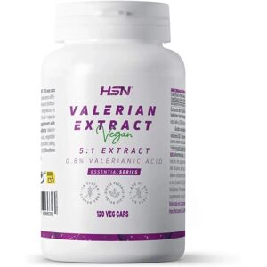 HSN Extrato de raiz de valeriana - Vegano, 120 cápsulas HSN Extrato de raiz de valeriana - Vegano, 120 cápsulas