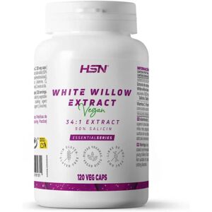 HSN Extrato de salgueiro branco - 34:1 - 240mg - 120 cápsulas veganas HSN Extrato de salgueiro branco - 34:1 - 240mg - 120 cápsulas veganas