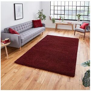 Think Rugs Sierra 9000 Ruby Red Shaggy Rug - Rug Think Rugs Sierra 9000 Ruby Red Shaggy Rug - Rug