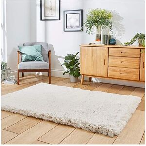 Think Rugs Beige Super Teddy Shaggy Rug - 60x120cm - Plush & Durable Think Rugs Beige Super Teddy Shaggy Rug - 60x120cm - Plush & Durable
