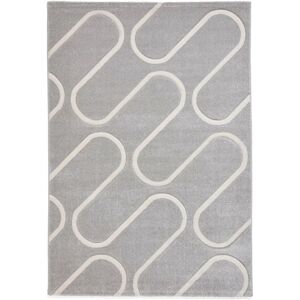 Catherine Lansfield Grey Geometric Rug - Modern Design Catherine Lansfield Grey Geometric Rug - Modern Design