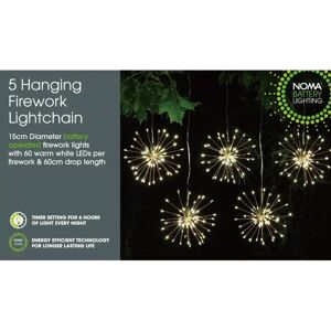 Edit Lighting Starburst Set of 5 Battery Operated LED String Lights - String Lights Edit Lighting Starburst Set of 5 Battery Operated LED String Lights - String Lights