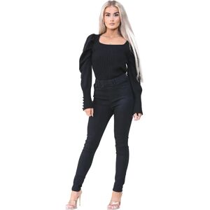 Enzo Dark Blue Skinny Jeggings - Jeans Enzo Dark Blue Skinny Jeggings - Jeans