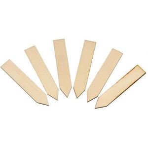 Gardman - Wooden Planting Point Stick Labels - 10 cm - Plant Label Gardman - Wooden Planting Point Stick Labels - 10 cm - Plant Label