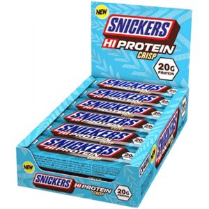 Mars Snickers Hi-Protein Bars - Chocolate Crisp - 12 Bars Mars Snickers Hi-Protein Bars - Chocolate Crisp - 12 Bars