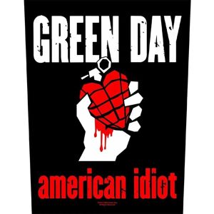Green Day American Idiot Svart Patch - Patch Typ Green Day American Idiot Svart Patch - Patch Typ
