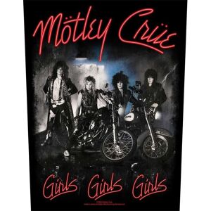 Plugged Sweden Motley Crue Bakpåse - Girls, Girls, Girls - Patch Plugged Sweden Motley Crue Bakpåse - Girls, Girls, Girls - Patch