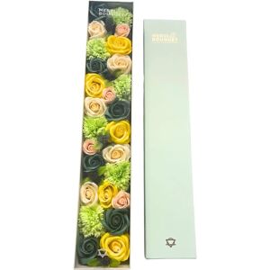 Four Candle Spring Soap Flowers Gift Box - Box Spring Four Candle Spring Soap Flowers Gift Box - Box Spring