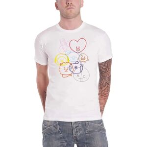 BT21 Unisex Ansikten T-Shirt - Kläder BT21 Unisex Ansikten T-Shirt - Kläder