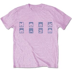 BT21 Rosa T-shirt - Group Squares - Unisex S BT21 Rosa T-shirt - Group Squares - Unisex S