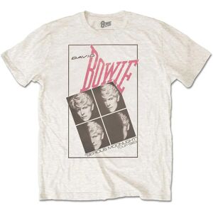 HeyRusty David Bowie Vit X-large T-shirt - Musik HeyRusty David Bowie Vit X-large T-shirt - Musik