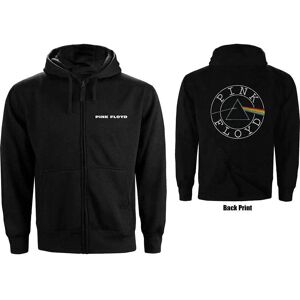 Pink Floyd Black Hoodie - Circle Logo, Back Print, Small Pink Floyd Black Hoodie - Circle Logo, Back Print, Small