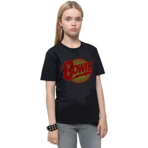 Barn-David Bowie T-shirt - Vintage Diamond Dogs Logo Svart 5-6 år Barn-David Bowie T-shirt - Vintage Diamond Dogs Logo Svart 5-6 år