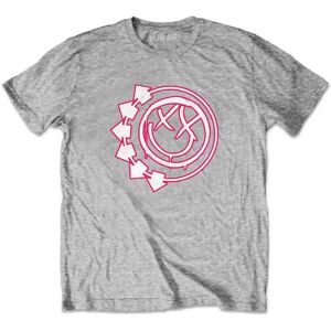 Blink-182 Six Arrow Smile T-shirt Heather Grey - Barn Blink-182 Six Arrow Smile T-shirt Heather Grey - Barn