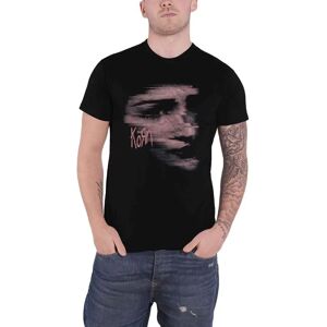 T-shirt Noir Korn Chopped Face - T-shirt - Publicité T-shirt Noir Korn Chopped Face - T-shirt - Publicité