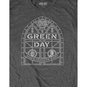 Green Day Färgad Glaskupa T-shirt - Rock Green Day Färgad Glaskupa T-shirt - Rock