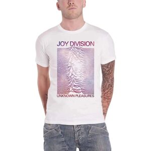 Vit Joy Division T-shirt - Space - Unknown Pleasures Gradient - Unisex Vit Joy Division T-shirt - Space - Unknown Pleasures Gradient - Unisex