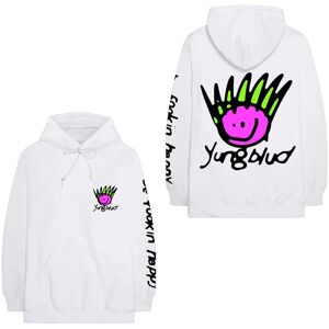 Yungblud Be Happy Hoodie - White - Hoodie Yungblud Be Happy Hoodie - White - Hoodie