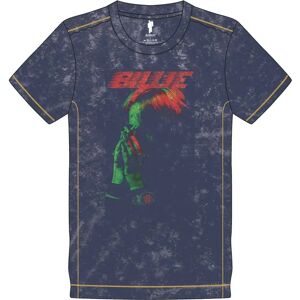 Billie Eilish Hands And Face Snow Wash Navy XL - T-Shirt Billie Eilish Hands And Face Snow Wash Navy XL - T-Shirt