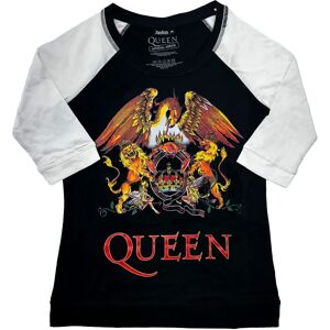 HeyRusty Queen XS Svart och vit Raglan T-shirt - T-shirt HeyRusty Queen XS Svart och vit Raglan T-shirt - T-shirt