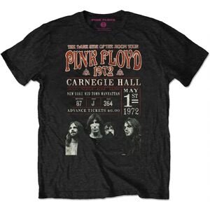 Pink Floyd Carnegie 1972 Poster Black Eco T-Shirt - T-Shirt Pink Floyd Carnegie 1972 Poster Black Eco T-Shirt - T-Shirt