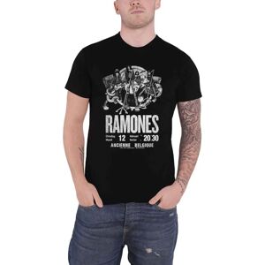 Ramones Belgien Ekologisk T-shirt - Unisex Svart Stor Ramones Belgien Ekologisk T-shirt - Unisex Svart Stor