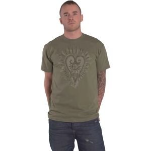Gojira Fortitude Heart Grey T-Shirt - Unisex Gojira Fortitude Heart Grey T-Shirt - Unisex