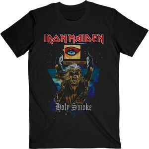 HeyRusty Iron Maiden Holy Smoke Space Triangle Svart XXL - T-shirt HeyRusty Iron Maiden Holy Smoke Space Triangle Svart XXL - T-shirt