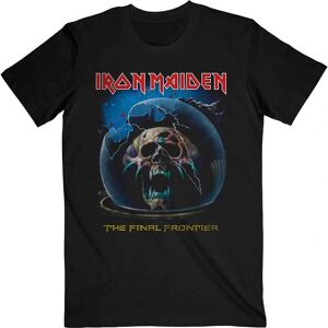 Iron Maiden V.1 Svart Rundhals T-Shirt - T-Shirt Iron Maiden V.1 Svart Rundhals T-Shirt - T-Shirt