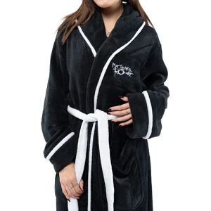 My Chemical Romance Black & White Unisex Bathrobe - The Black Parade - Bathrobe My Chemical Romance Black & White Unisex Bathrobe - The Black Parade - Bathrobe