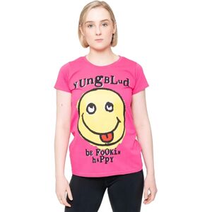 Yungblud Raver Smile Pink T-Shirt - Women Yungblud Raver Smile Pink T-Shirt - Women