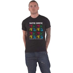 David Bowie XXL Svart T-shirt - Rock David Bowie XXL Svart T-shirt - Rock
