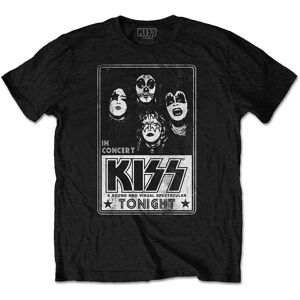KISS Black Unisex T-Shirt - Tonight - Clothing KISS Black Unisex T-Shirt - Tonight - Clothing
