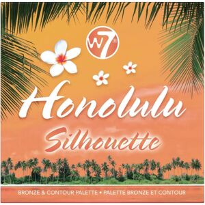 W7 - HONOLULU SILHOUETTE - Bronzers - Contour - Make-up palette W7 - HONOLULU SILHOUETTE - Bronzers - Contour - Make-up palette