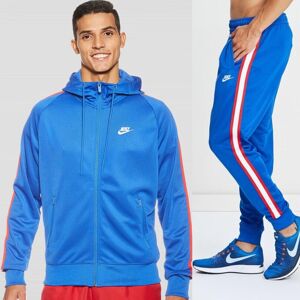 Nike Blue Tracksuit - Hooded Polyester Sports Set Nike Blue Tracksuit - Hooded Polyester Sports Set
