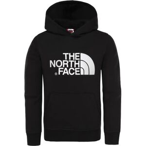 The North Face Childrens Drew Peak Embroidery Hoodie - Black Cotton - Size Small The North Face Childrens Drew Peak Embroidery Hoodie - Black Cotton - Size Small