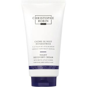 Christophe Robin Night Recovery Cream with White Lotus Flower (150ml) Christophe Robin Night Recovery Cream with White Lotus Flower (150ml)