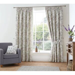 Dreams & Drapes Jazmine Lavender Floral Curtains - Curtains Dreams & Drapes Jazmine Lavender Floral Curtains - Curtains
